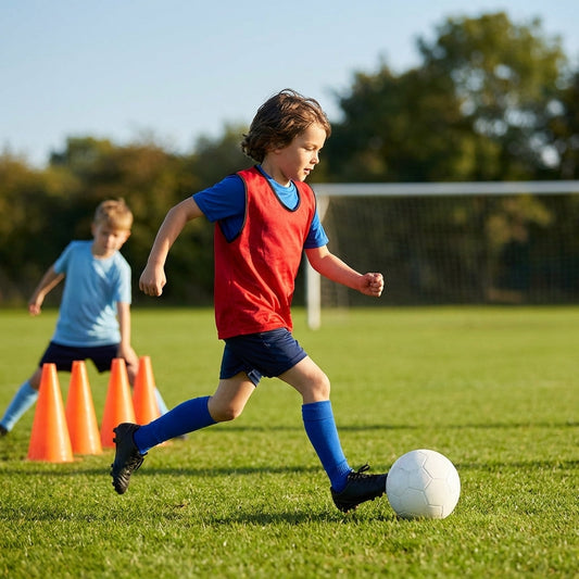 Kids' base layer top in vibrant colours for ages 5-10, ideal for sports - product detail