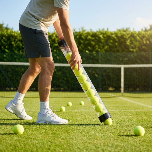 Tennis Ball Pick-Up Tube with PVC and Rubber Base - product detail