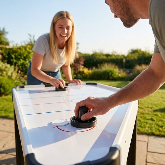 Standard air hockey pusher made from durable plastic - product detail