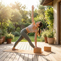 Eco-friendly cork yoga block for enhanced stability - product detail