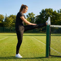 Women's tracksuit bottoms made from 100% polyester for sport and leisure