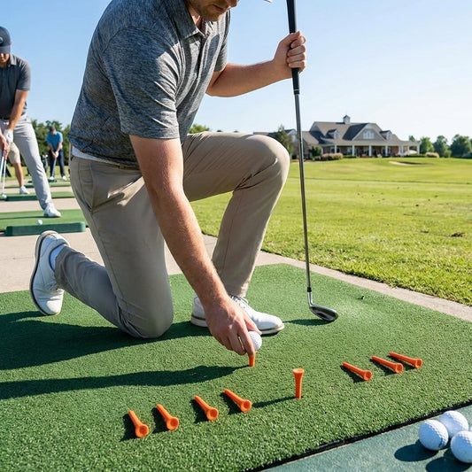 55mm durable rubber golf tees, suitable for garden and range use