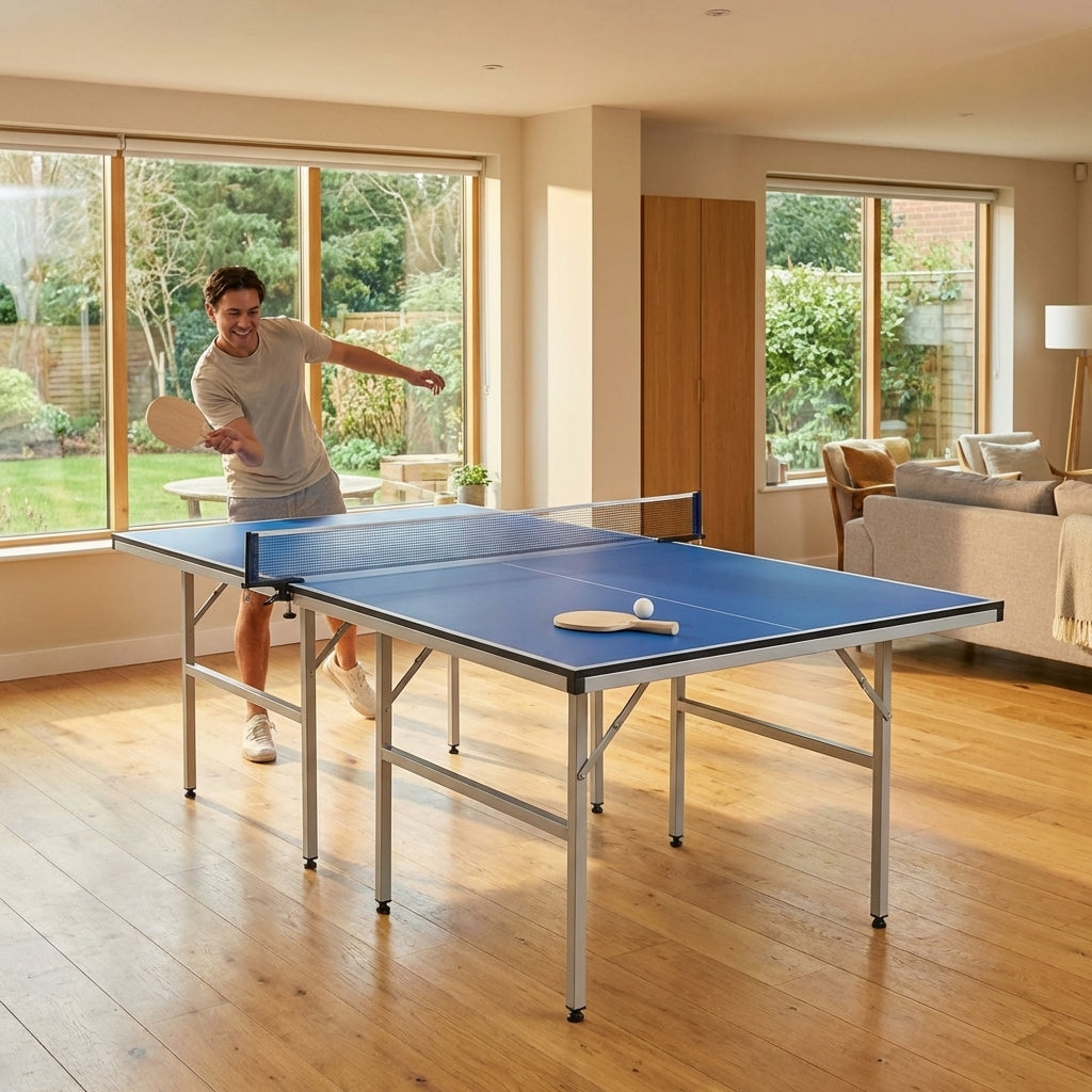 Table Tennis Table with aluminium frame, 6ft x 3ft size