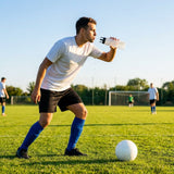 Hygienic water bottle with contactless nozzle for sports use