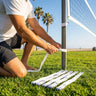 Volleyball Net Tension Straps – White – Durable Fastening – Indoor/Outdoor Use