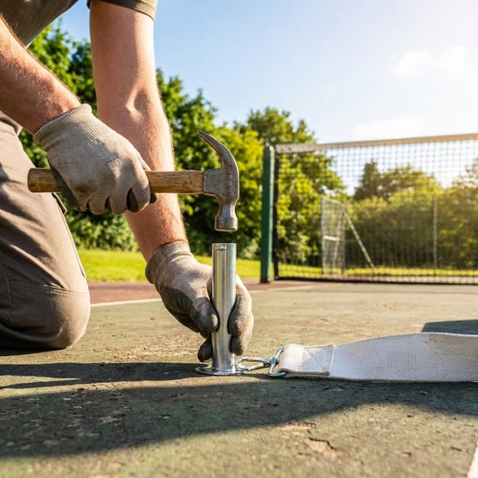 Tennis Centre Strap Ground Anchor Socket for hard courts - product detail