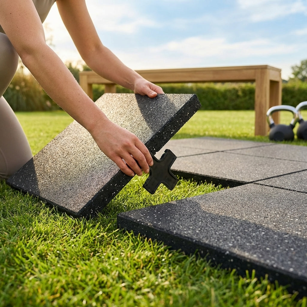 Gym Flooring Tile Connectors for seamless mat installation