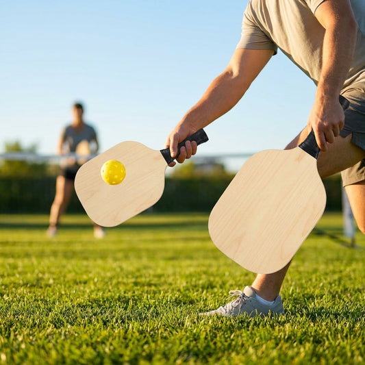 Wooden Pickleball Paddles for Beginners, 39cm, 7ply Cottonwood