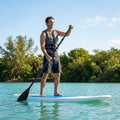 Adjustable paddle board paddles for water sports in aluminium and carbon fibre