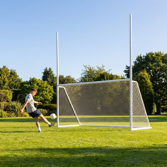 Gaelic Football and Hurling Goal 10ft x 6ft with durable uPVC frame