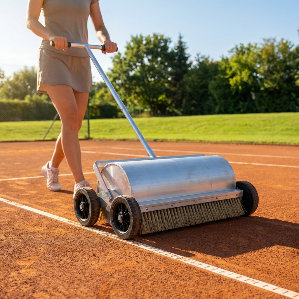 Tennis Court Line Sweeper 36in Aluminium for Clay Courts
