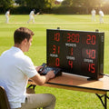 Electronic Cricket Scoreboard with Batsman ID for Sports Fields
