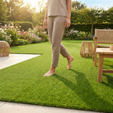 Artificial Grass Lawn Turf with 35mm pile height for gardens
