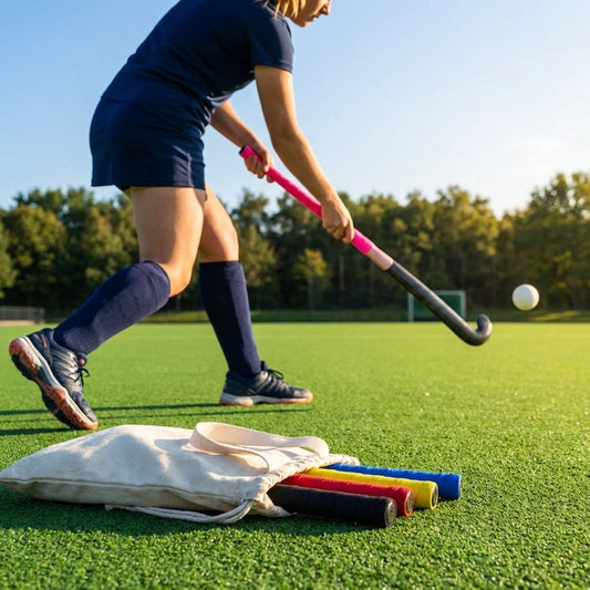 Chamois hockey grips in various colours for field hockey sticks - product detail