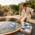 Hot Tub Maintenance Kit with multiple cleaning tools for spa care