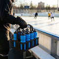 Ice Hockey Water Bottle Carrier, holds 10 bottles, ergonomic handle. - product detail