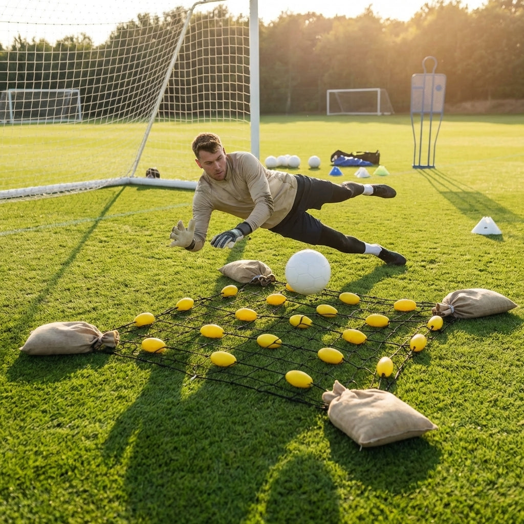 Goalkeeper ball deflector for indoor and outdoor training - product detail