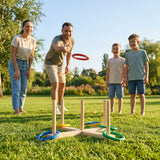 Vibrant rubber play rings for outdoor games and activities - product detail