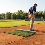 Baseball field drag mat made from combi PVC and aluminium rail