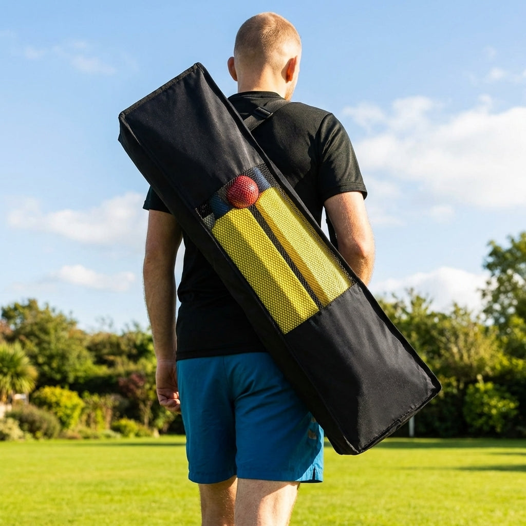 Durable cricket set carry bag made from 400D polyester