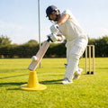 Cricket Batting Tee made of Soft PVC in Yellow for Indoor and Outdoor Use