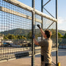 Rack Netting – Custom Height Black – 2mm HDPP – Warehouse Safety