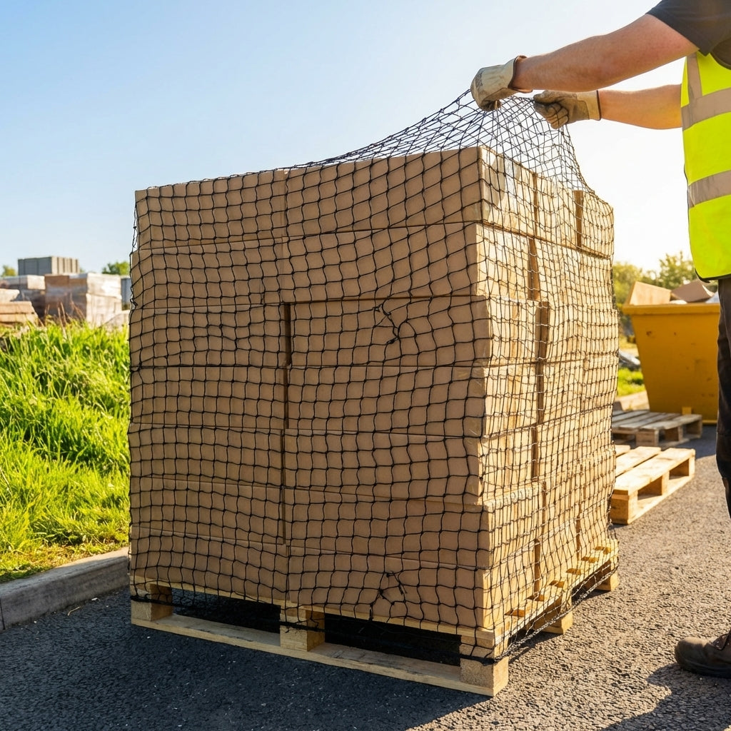 Heavy Duty Skip Nets made from HDPE Twine for Industrial Use - product detail