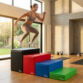 Plyometric jump boxes in various colours and heights for gym workouts - product detail