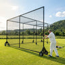 Mobile Cricket Cage – 24ft/33ft – Galvanised Steel – Outdoor Cricket Practice