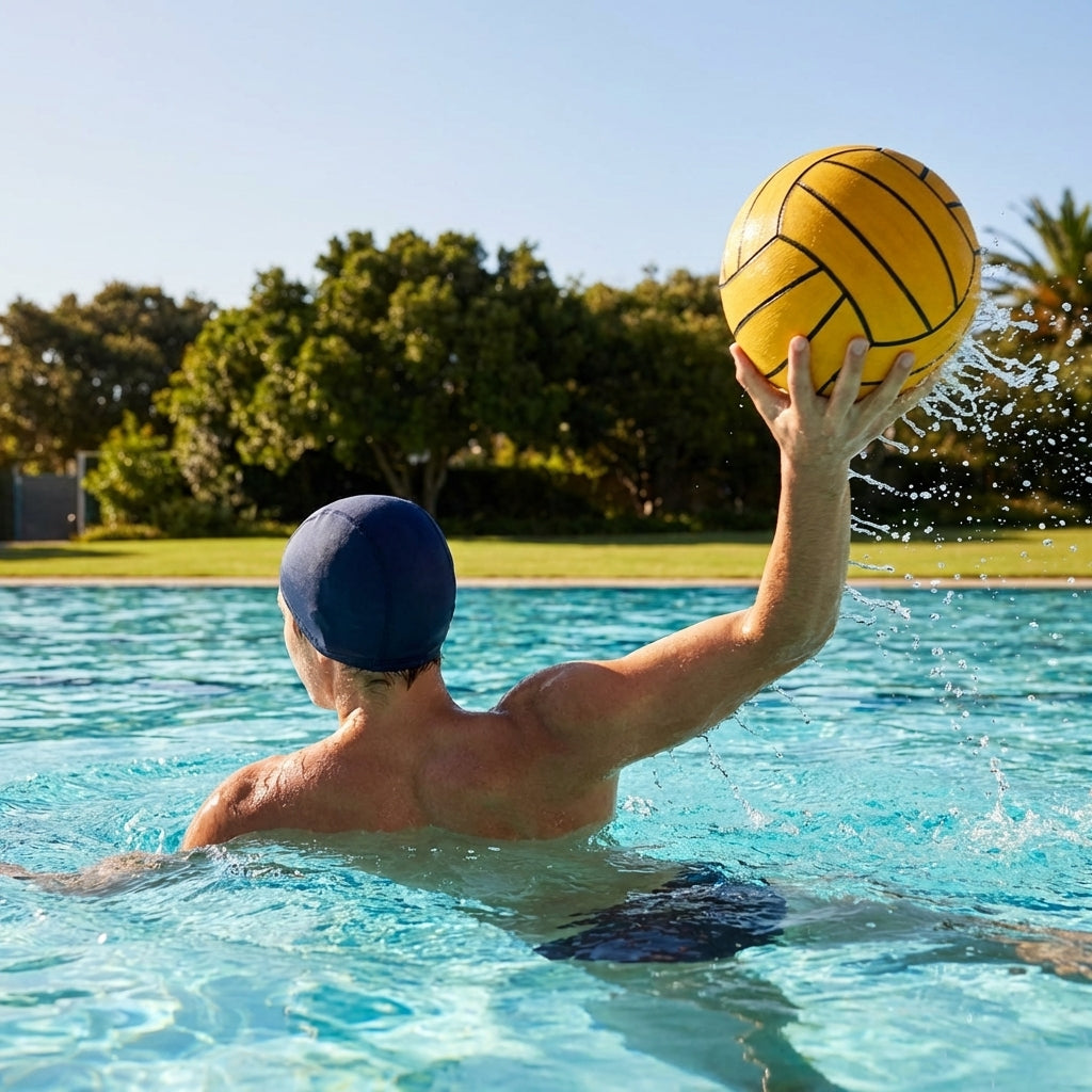 Premium Water Polo Training Ball in Yellow