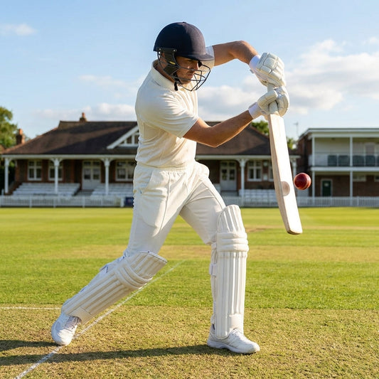Cricket batting pads made with cotton/cane for elite players