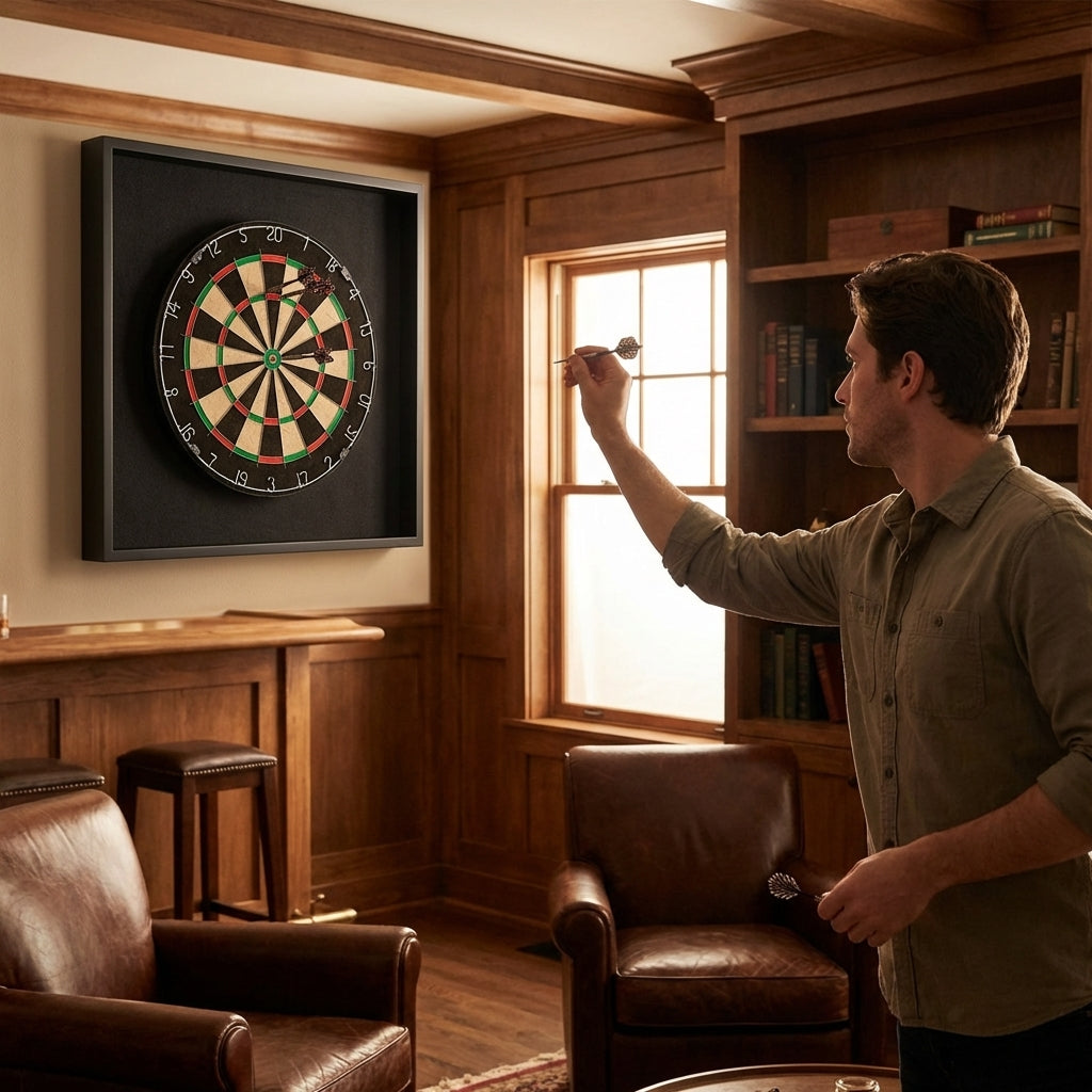 Professional dartboard made from Brazilian Sisal