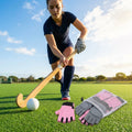 Hockey gloves available in XS to L, made from neoprene with PE knuckle protection, ideal for indoor and outdoor use - product detail