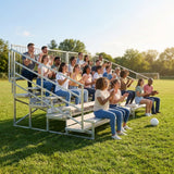Portable aluminium tennis grandstand seating 36 people - product detail