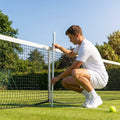 Aluminium Tennis Net Singles Sticks for Indoor and Outdoor Use