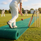 Portable Cricket Pitch Mat in Green for Indoor/Outdoor Use
