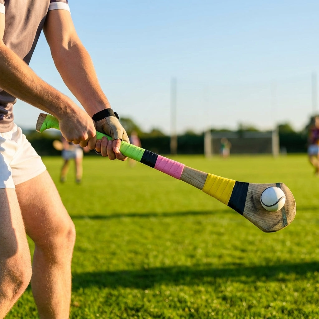 Vibrant Hurling Stick Grips in Black, Pink, Blue, Green - product detail