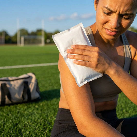 Instant hot pack for muscle pain relief