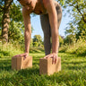 Cork Yoga Block – 23cm x 15cm x 7cm – Natural Cork – Home & Studio Use