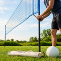 Replacement volleyball net with twisted PE and PVC banding - product detail