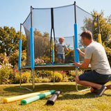 Replacement trampoline pole pads with cushioned protection for outdoor use - product detail
