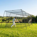 Freestanding cricket cage with galvanised steel frame for indoor and outdoor use - product detail