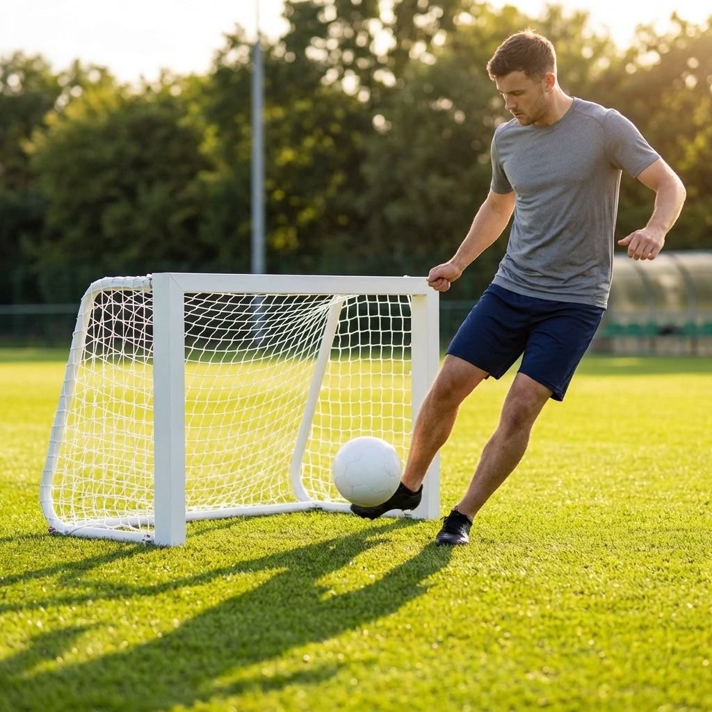 Mini target goal with reinforced aluminium frame for football training - product detail