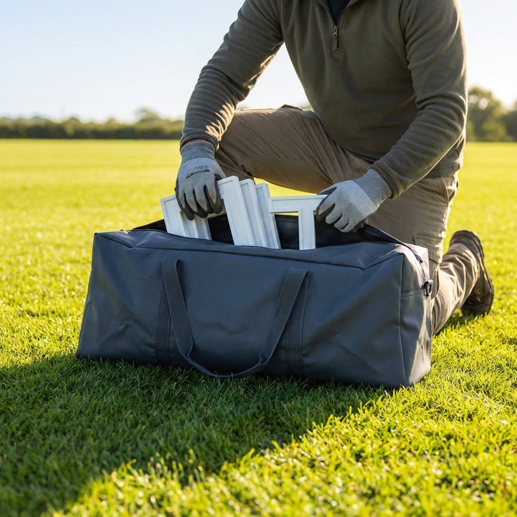 Line Marking Kit Carry Bag, durable PVC storage for groundskeepers - product detail