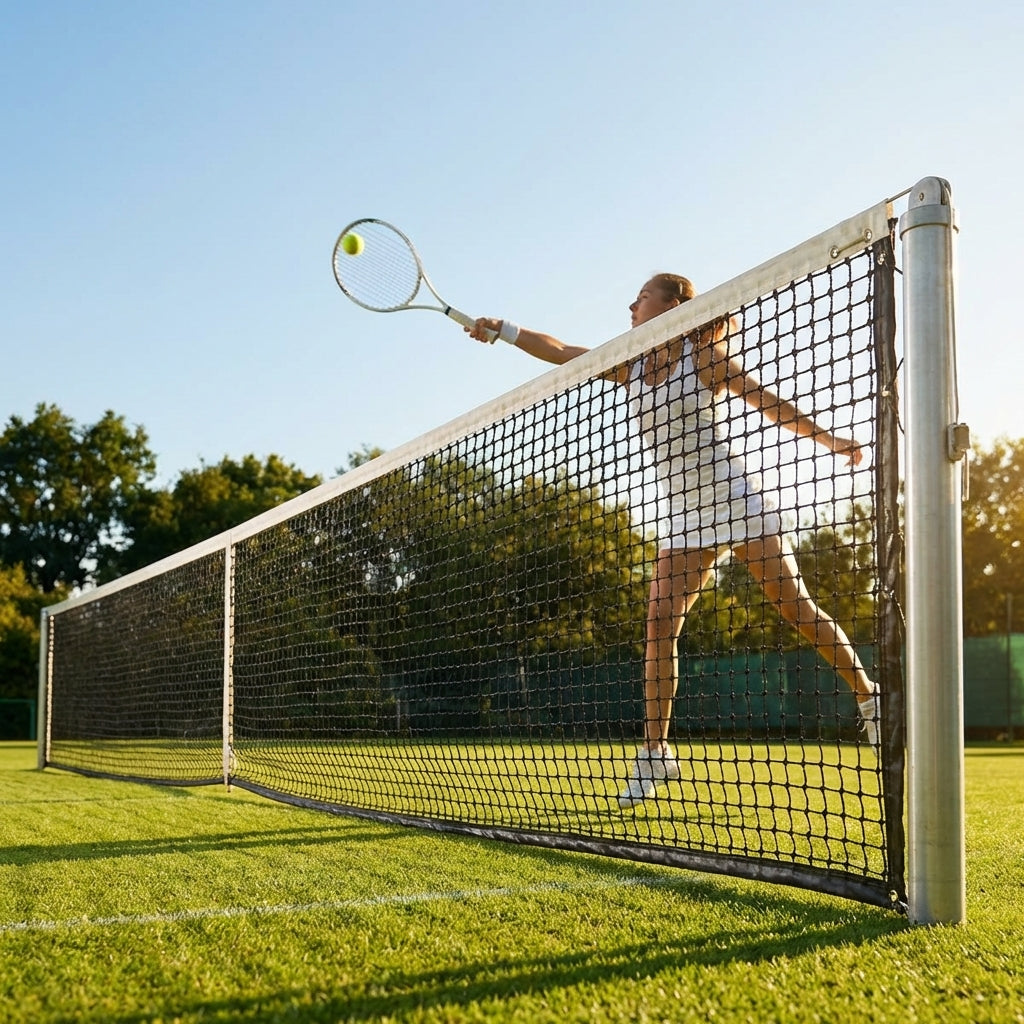 33ft Tennis Net with 3.5mm HDPE for tournament play
