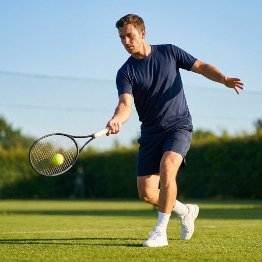 Men's sports T-shirt, 100% polyester, available in various sizes