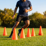 Training cones for sports practice, durable 12-inch cones