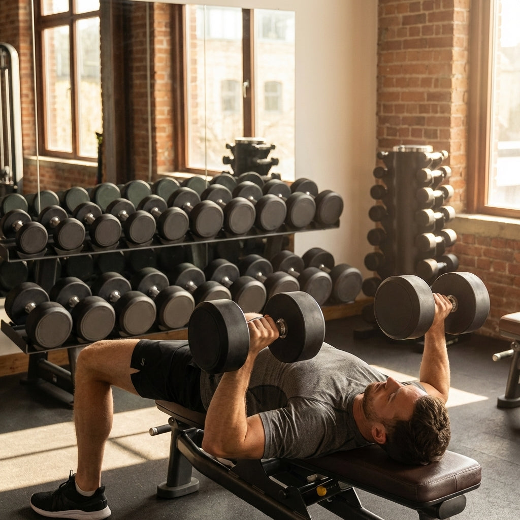 Urethane dumbbells with steel core, ideal for gyms - product detail