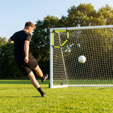 Football Goal Corner Target made of fluorescent yellow PVC
