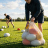 Rugby Balls & Carry Bag – Pack Of 12 – Durable PVC – Sports Training